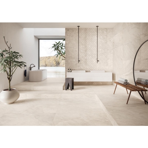 Provenza Pietra di Orosei Grigio Conchiglia Boden- und Wandfliese matt SilkTech 30x60 cm