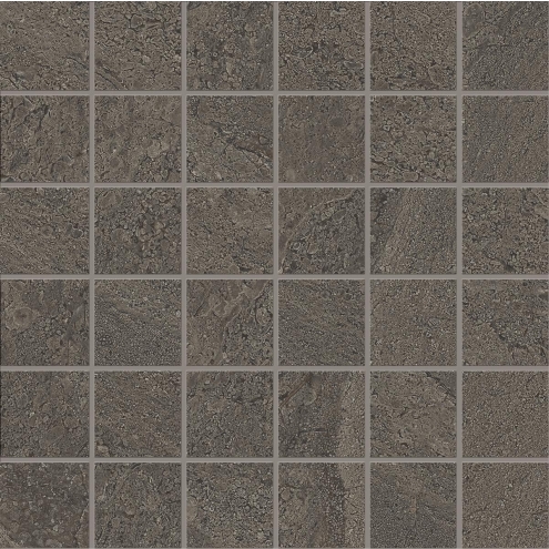 Provenza Pietra di Orosei Grigio Bruciato Mosaik 5x5 matt SilkTech 30x30 cm
