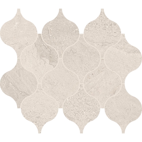 Provenza Pietra di Orosei Grigio Conchiglia Mosaik Provenzale matt SilkTech 29,2x33,2 cm