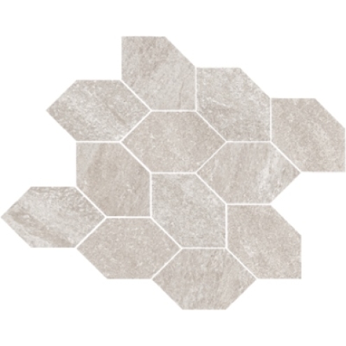 PrimeCollection QuarzStone Mosaik Foliage Almond 30x32 cm