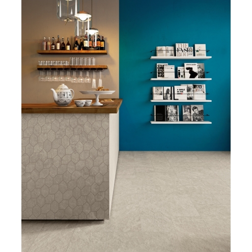 PrimeCollection QuarzStone Boden- und Wandfliese Almond 15x60 cm