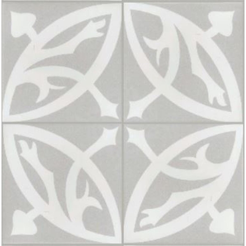 Revoir Paris La Madeleine Zelie Gris matt Wand/Bodenfliese 20x20 cm