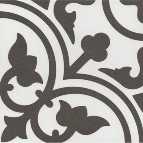 Revoir Paris La Madeleine Flavie Blanc matt Wand/Bodenfliese 20x20 cm