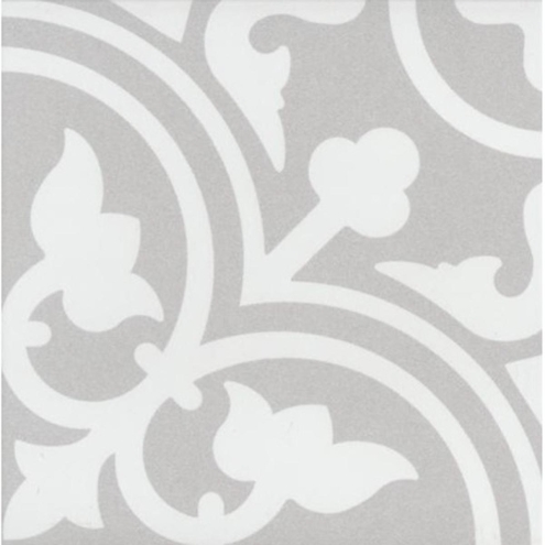 Revoir Paris La Madeleine Flavie Gris matt Wand/Bodenfliese 20x20 cm