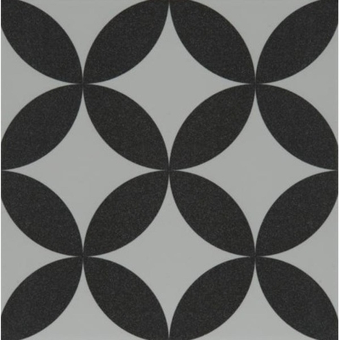 Revoir Paris La Madeleine Gilles Noir matt Wand/Bodenfliese 20x20 cm