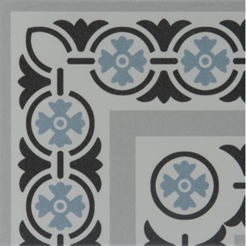 Revoir Paris La Madeleine Touquet Coin matt Wand/Bodenfliese 20x20 cm