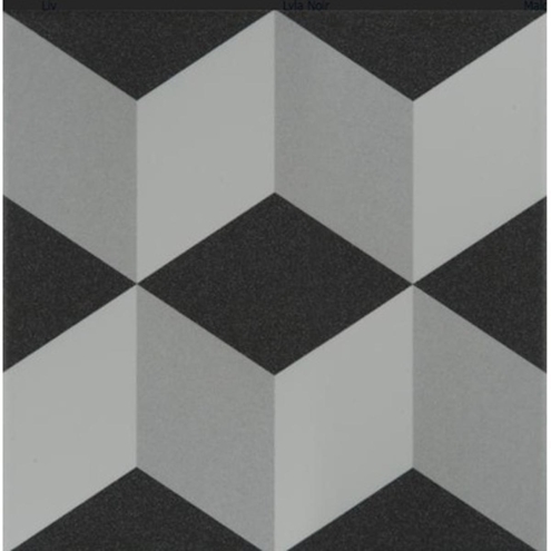 Revoir Paris La Madeleine Victor matt Wand/Bodenfliese 20x20 cm