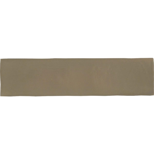 Revoir Paris Provence Taupe Uni matt Wandfliese 6,2x25 cm