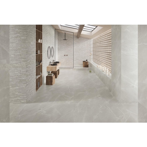 Provenza Saltstone Wanddekor Modula Grey Ash matt strukturiert 30x60 cm