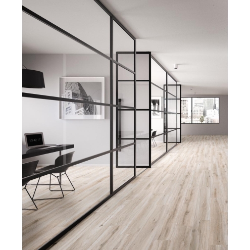 Sant Agostino Barkwood White Naturale Boden- und Wandfliese 20x120 cm