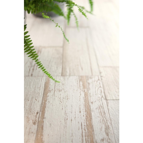 Sant Agostino Blendart White AntiSlip Terrassenplatte 40x120 cm