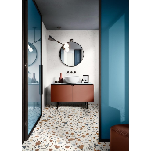 Sant Agostino Deconcrete De-Micro White AntiSlip Terrassenplatte 90x90 cm