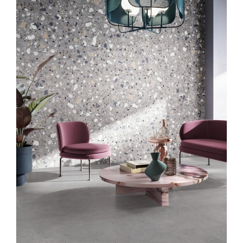 Sant Agostino Deconcrete De-Micro Grey AntiSlip Terrassenplatte 90x90 cm