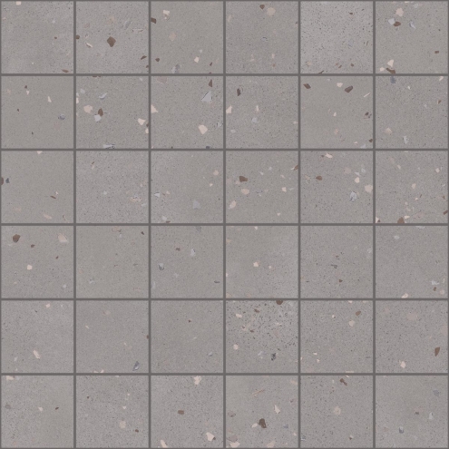 Sant Agostino Deconcrete De-Micro Grey Naturale Mosaik 30x30 cm