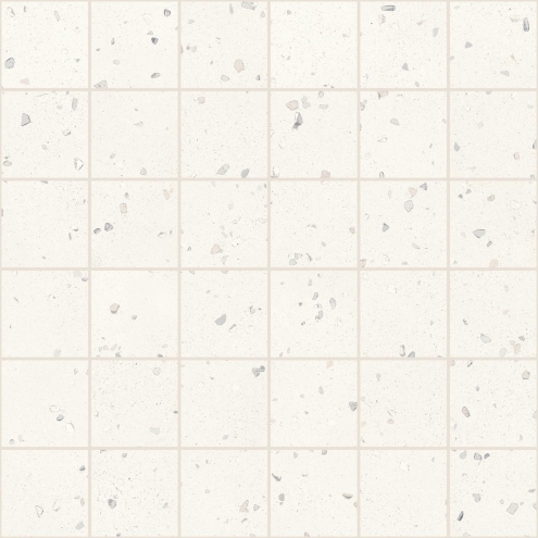 Sant Agostino Deconcrete De-Micro White Naturale Mosaik 30x30 cm