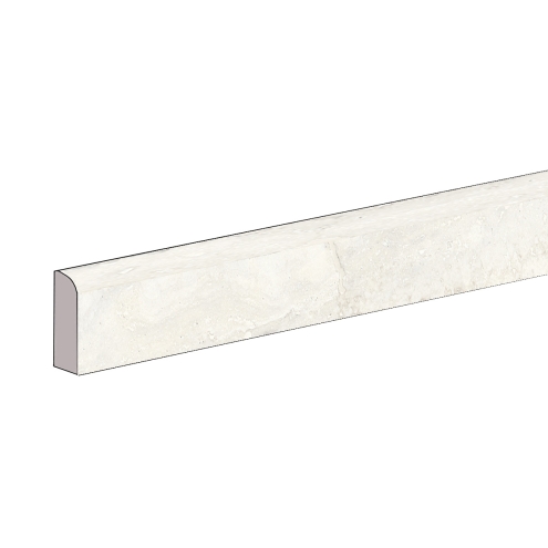 Sant Agostino Invictus White Krystal Sockel 7,3x60 cm