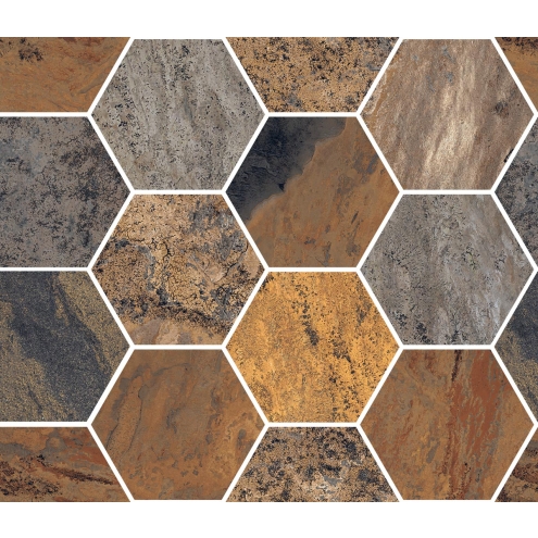 Sant Agostino Metastone Sunset Naturale Mosaik Maxi Class 30x34,5 cm