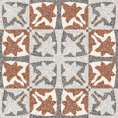 Sant Agostino Newdeco Patchwork Naturale Boden- und Wandfliese 60x60 cm