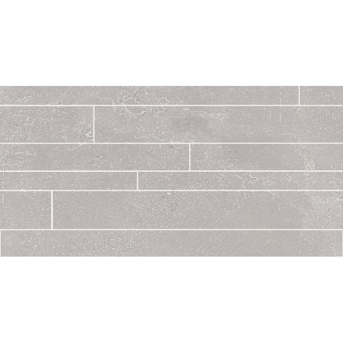 Sant Agostino Oxidart Silver Naturale Mosaik Muretto 22,5x45 cm