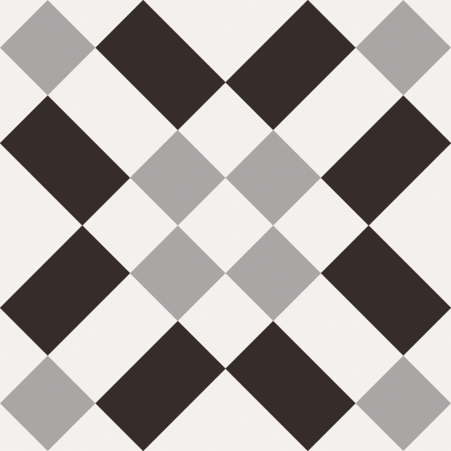 Sant Agostino Patchwork B&W 2 Naturale Boden- und Wandfliese 20x20 cm