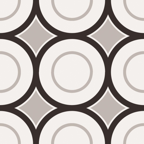 Sant Agostino Patchwork B&W 5 Naturale Boden- und Wandfliese 20x20 cm