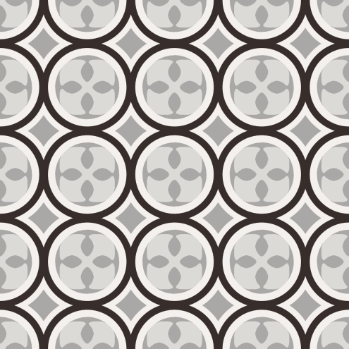 Sant Agostino Patchwork B&W 1 Naturale Boden- und Wandfliese 20x20 cm