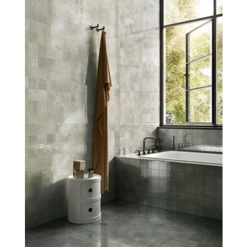 Sant Agostino Pixel Breeze Lucida Boden- und Wandfliese 10x10 cm