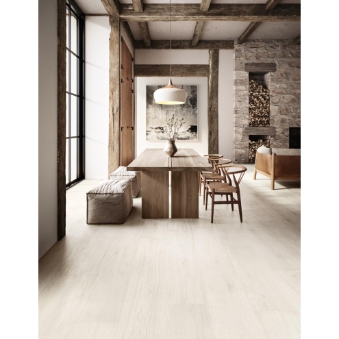 Sant Agostino Primewood White AntiSlip Bodenfliese 20x120 cm