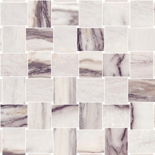 Sant Agostino Star Marble Purple Naturale Mosaik Storm 30x30 cm