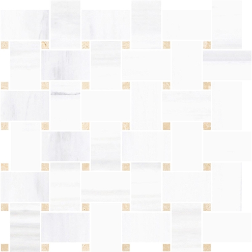 Sant Agostino Themar Bianco Lasa Krystal Mosaik Rete 30x30 cm