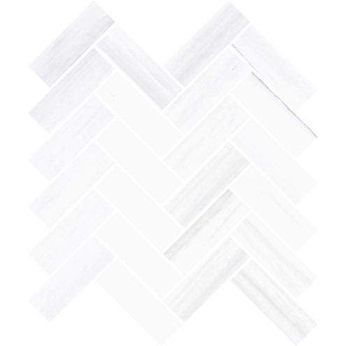 Sant Agostino Themar Bianco Lasa Naturale Mosaik Spina 30x30 cm