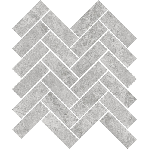 Sant Agostino Themar Grigio Savoia Naturale Mosaik Spina 30x30 cm