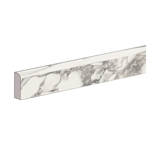 Sant Agostino Trumarmi Arabescato Krystal Sockel 7,3x60 cm