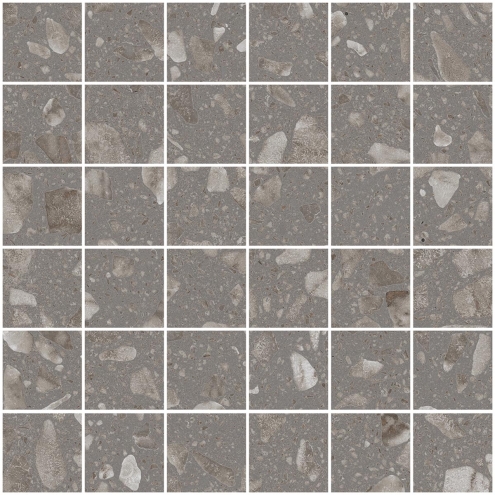 Sant Agostino Glow Grey Silk Mosaik 30x30 cm