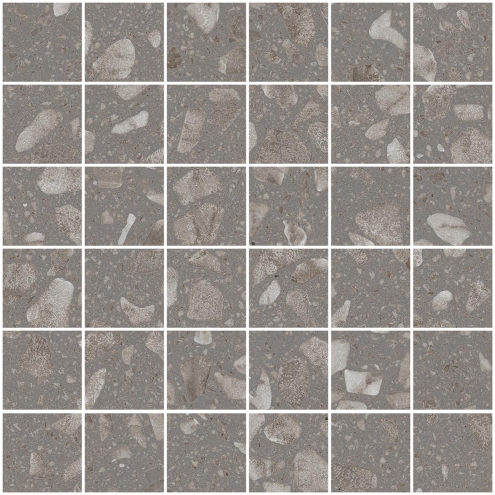 Sant Agostino Glow Grey NAT Mosaik 30x30 cm