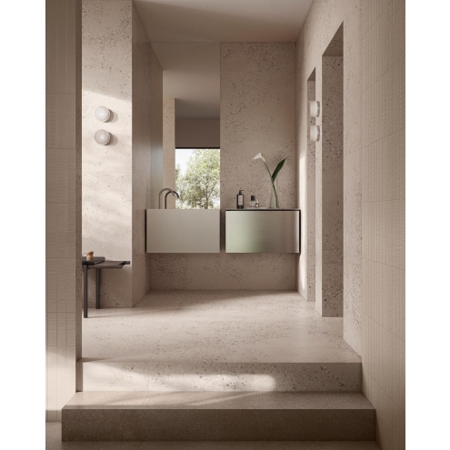 Sant Agostino Gravel Large Light Antislip Bodenfliese 90x90 cm