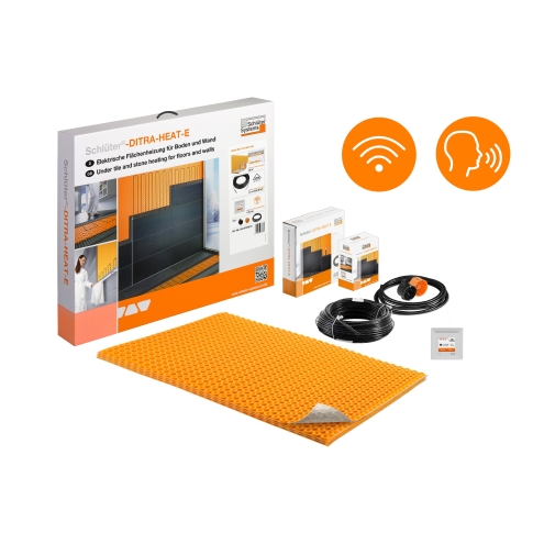 Schlüter Ditra HEAT-E-DUO-S7 Set 6,2m² mit WiFi und Sprachsteuerung