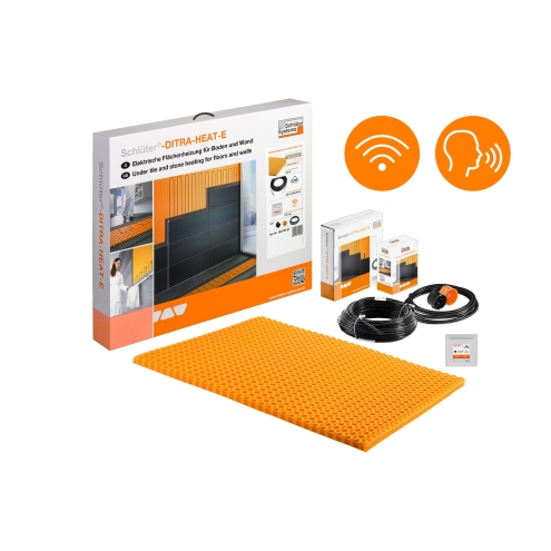 Schlüter,Ditra HEAT-E-WS2 Set 2,3m² mit WiFi und Sprachsteuerung