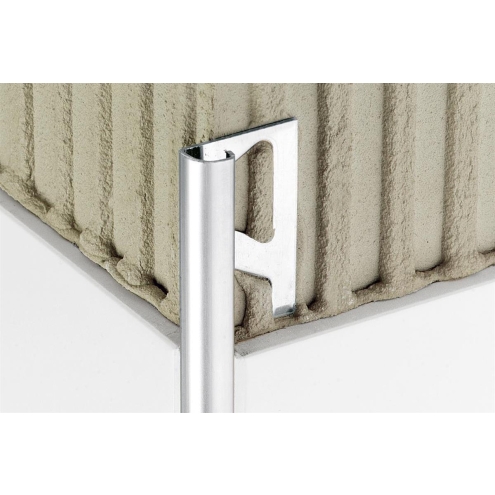 Schlüter, Rondec-E-Schienen, edelstahl, Rondec-E-Schienen RO100E