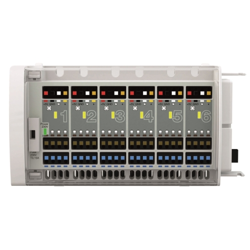 Schlüter BEKOTEC-THERM-EAR Anschlussmodul für kabelgebundene Sensoren, 6 Anschlüsse