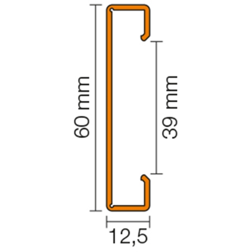 Schlüter LIPROTEC DESIGNBASE QD Sockel/Bordüre Aluminium 250 cm