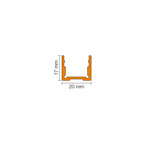 Schlüter LIPROTEC LL Profil Aluminium 250 cm