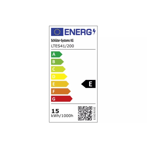 Schlüter LIPROTEC ES 41 LED-Streifen Neutralweiss (4900 K) 24 V DC 200 cm