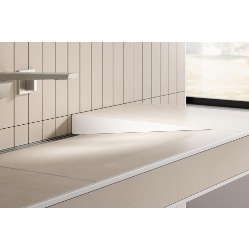 Schlüter KERDI-WASHBASINPROFILE-WW Gefällekeile, Alu, farbig beschichtet MBW