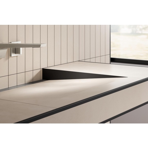 Schlüter KERDI-WASHBASINPROFILE-WW Gefällekeile, Alu, farbig beschichtet MGS