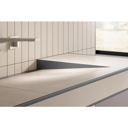 Schlüter KERDI-WASHBASINPROFILE-WW Gefällekeile, Alu, strukturbeschichtet TSG