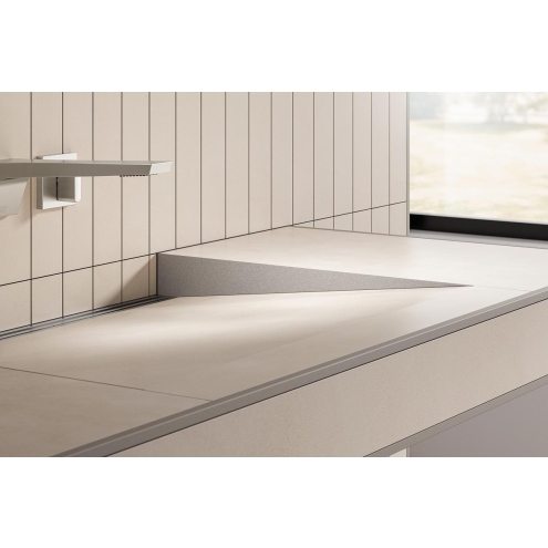 Schlüter KERDI-WASHBASINPROFILE-WW Gefällekeile, Alu, strukturbeschichtet TSSG