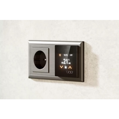 Schlüter CONTROL-TR-DHBT GS Raumthermostat für Bekotec-Therm und Ditra-Heat Graphitschwarz