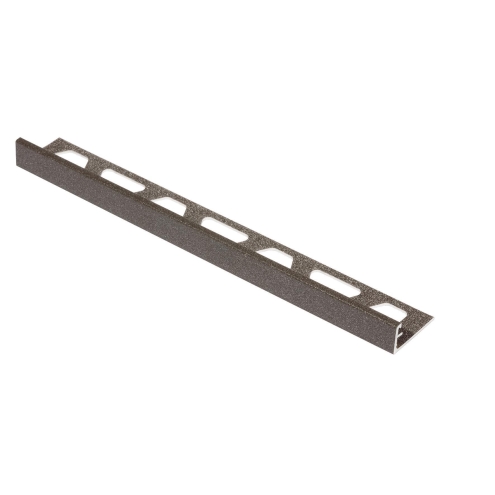 Schlüter-SCHIENE-TSLA Hellanthrazit Strukturbeschichtet Abschlussschiene (L-Profil) Höhe: 10 mm Länge: 250 cm