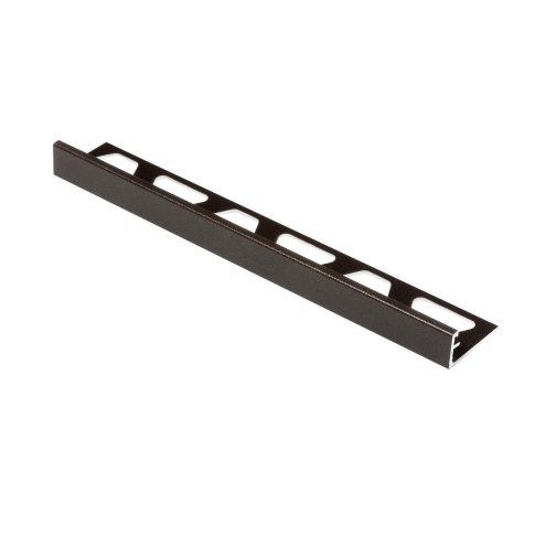 Schlüter-SCHIENE-TSOB Bronze Strukturbeschichtet Abschlussschiene (L-Profil) Höhe: 10 mm Länge: 250 cm